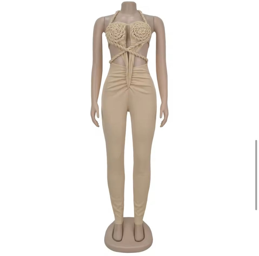 Women’s Bold & Braided Cutout Jumpsuit
