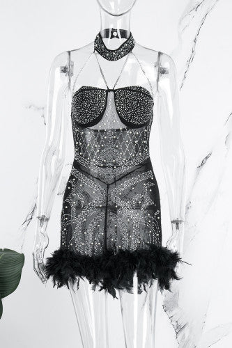 Women's Shake Your Tail Feather Romper