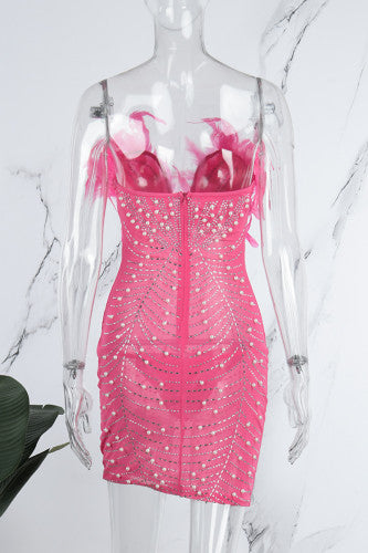 Women's I’m Obsessed Feather Dress