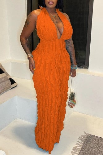 Women's Ruffled Jumpsuit