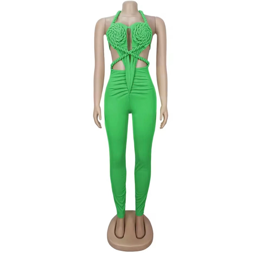 Women’s Bold & Braided Cutout Jumpsuit