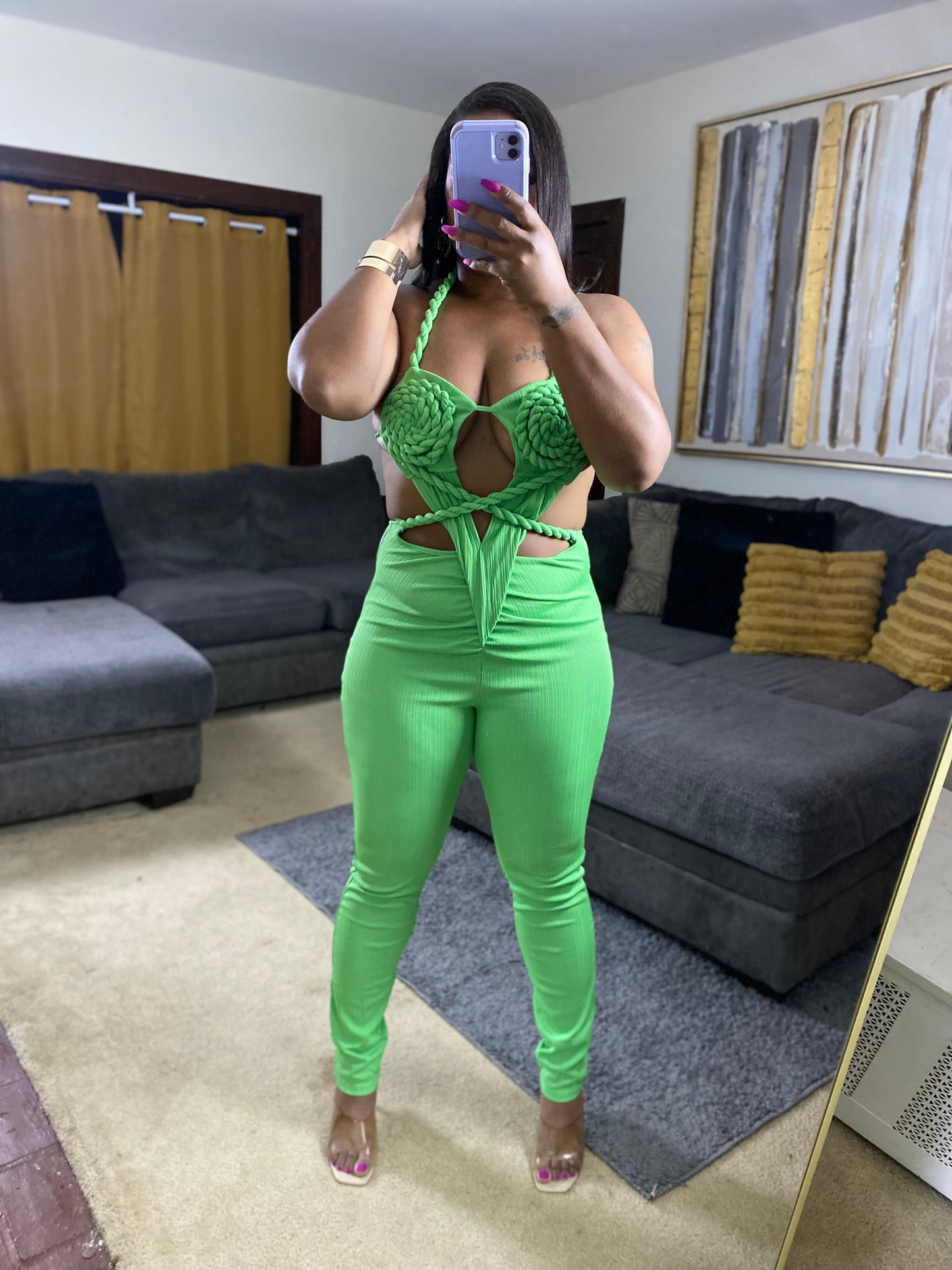 Women’s Bold & Braided Cutout Jumpsuit