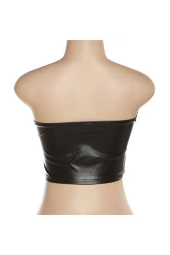 Women's Lots Of Leather 2-Piece Skirt Set