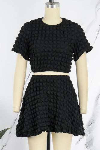 Womens Short & Sweet 2-Piece Skirt Set