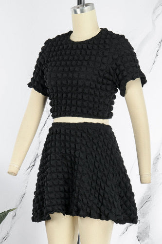 Womens Short & Sweet 2-Piece Skirt Set
