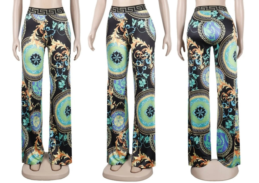 Paisley Print Women’s Pants