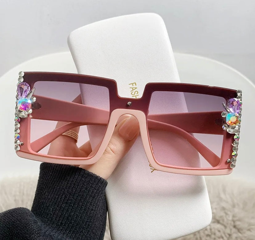 Vintage Rhinestone Sunglasses