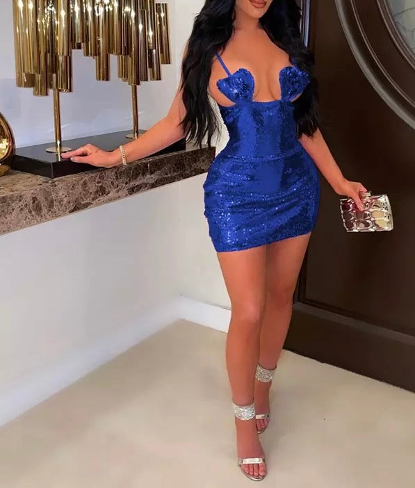 Women's Mini Sequin Dress (XLs Only)
