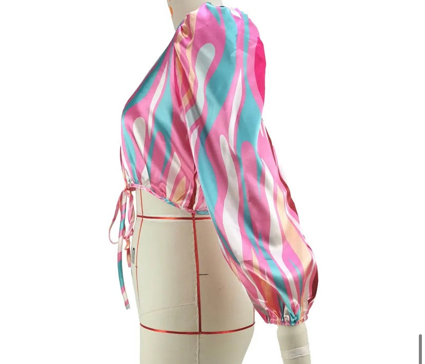 Womens Satin Blouse