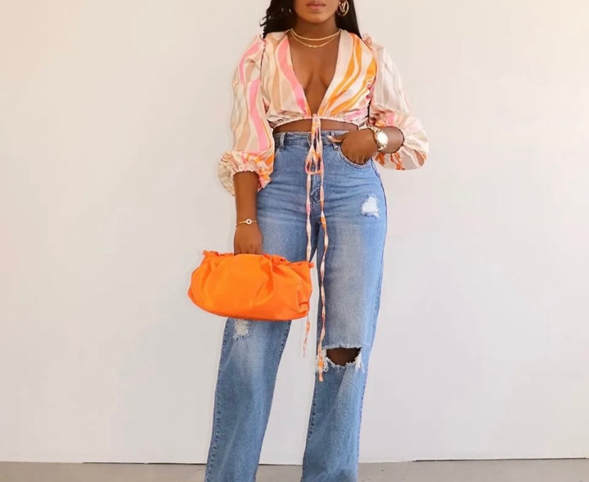 Womens Satin Blouse
