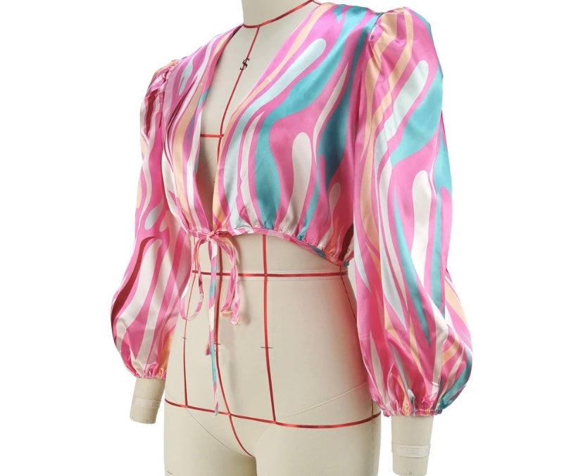 Womens Satin Blouse
