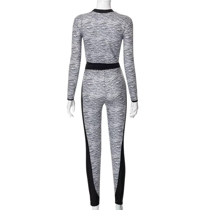 Womens Gray and Black Jumpsuit (XS & Medium Only)