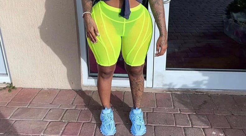 Womens Mesh Show Off Shorts