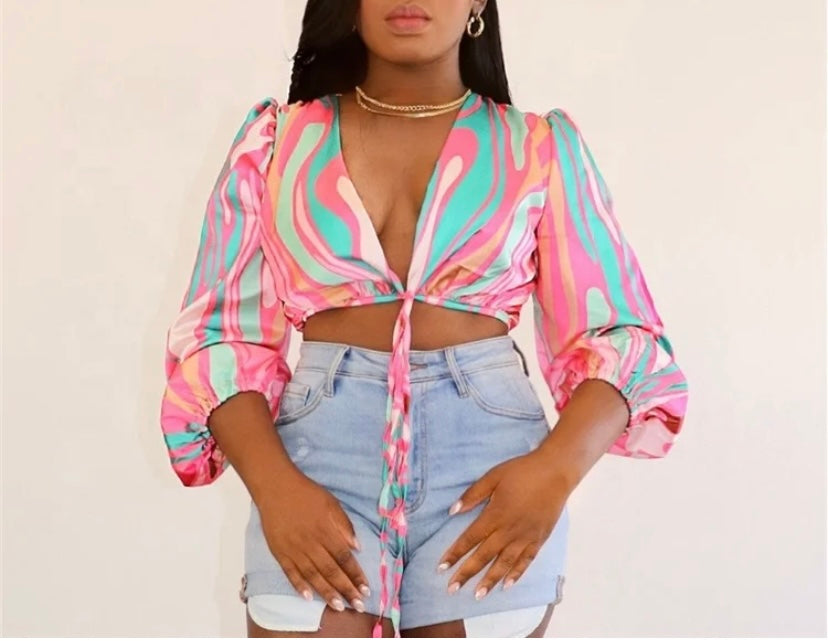 Womens Satin Blouse
