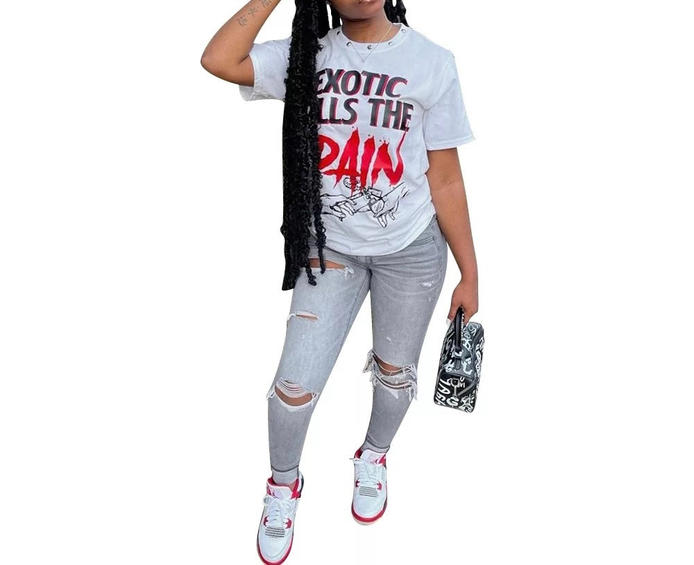 Exotic kills the pain shirt - Black/red
