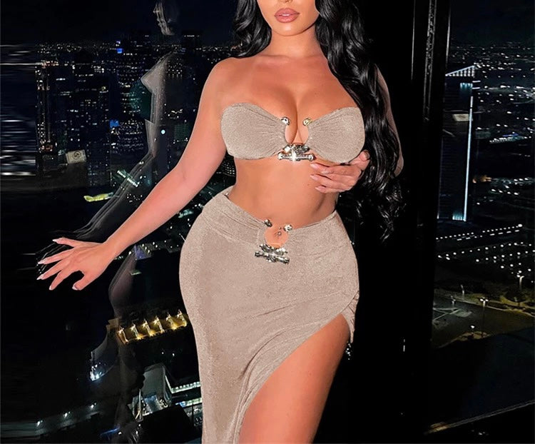 Women's Don’t Hurt ‘Em 2-Piece Skirt Set