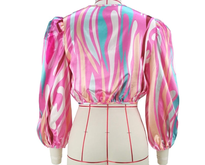 Womens Satin Blouse