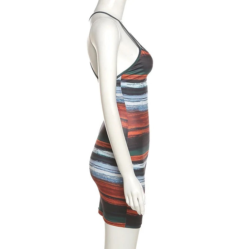Women’s Striped Mini Dress