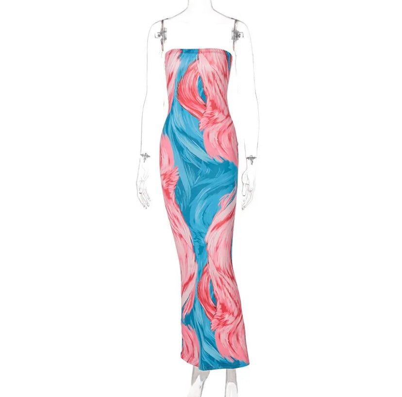 Womens Tube Top Dress
