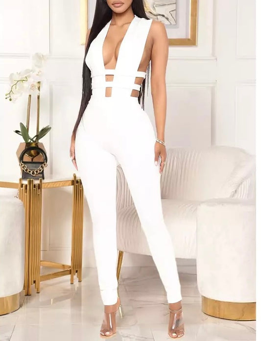 Womens Strapped Jumpsuit