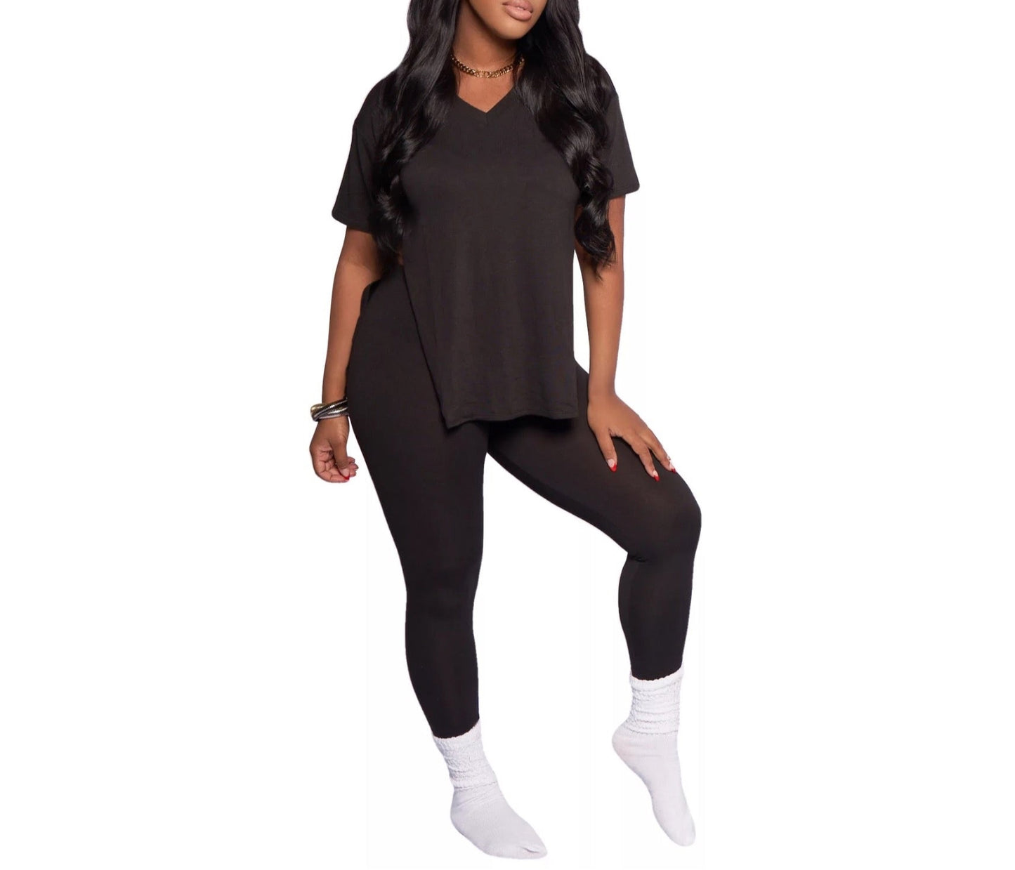 Womens 2-Piece Legging Set
