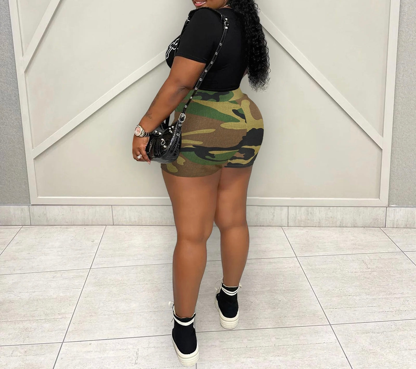 Womens Army Fatigue Skort