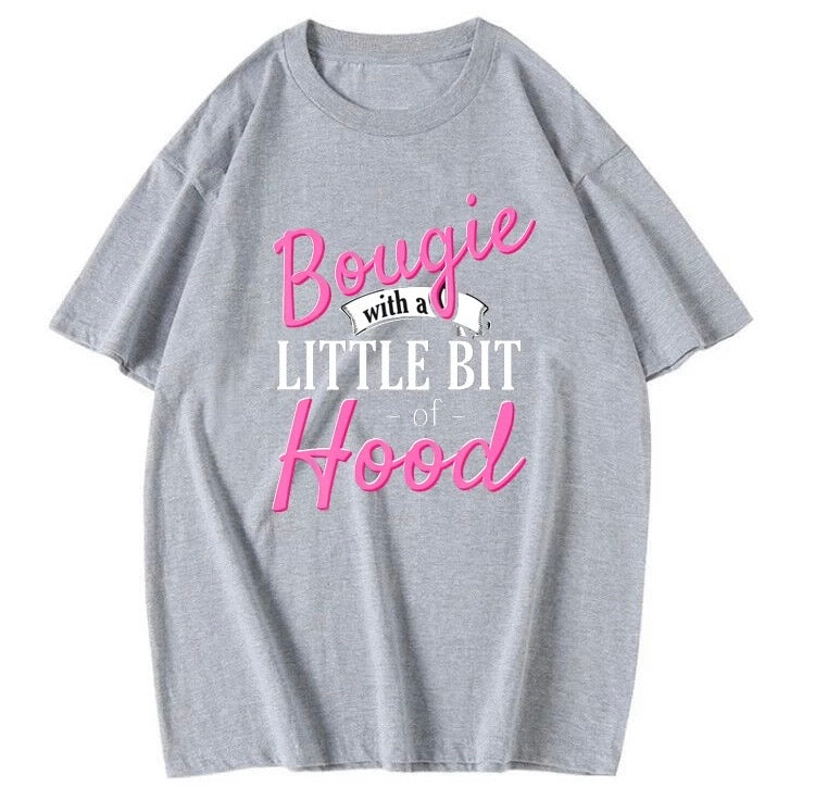 Women's Bougie Hood Mix T-Shirt (XL Only)