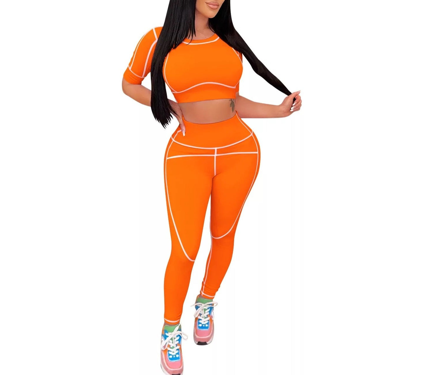 Womens  Leg Day 2-Piece Pants Set