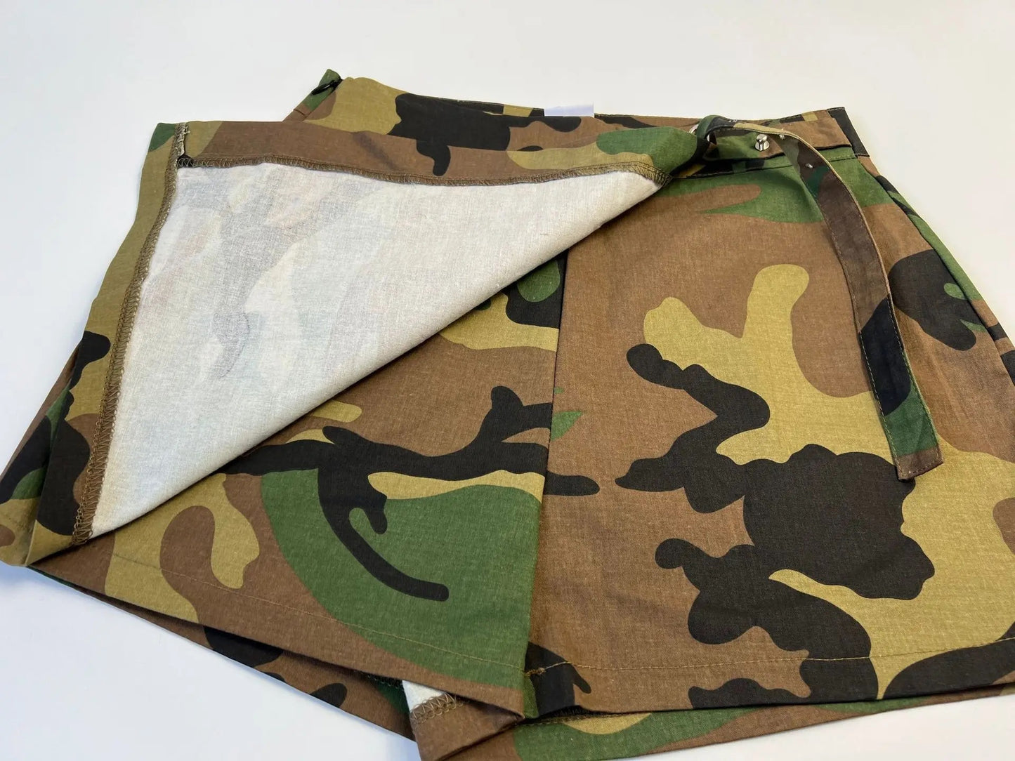 Womens Army Fatigue Skort