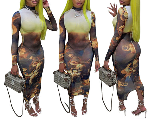 Women's Printed Fashion Dress