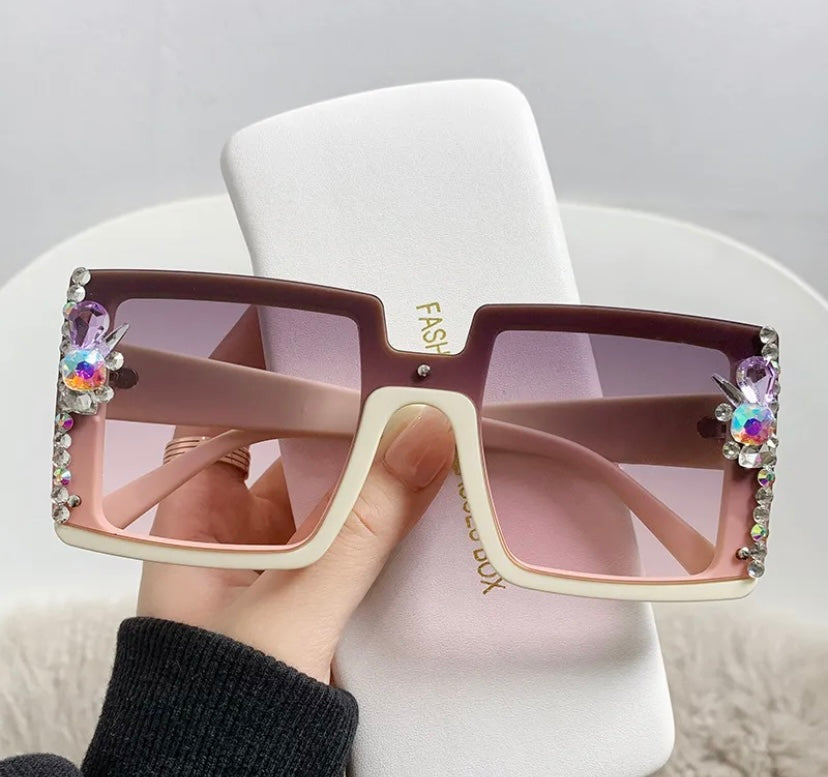 Vintage Rhinestone Sunglasses