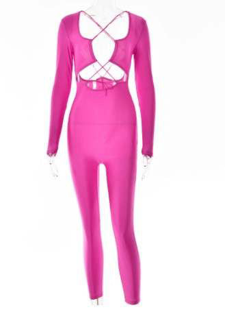 Womens Tie Up Jumpsuit