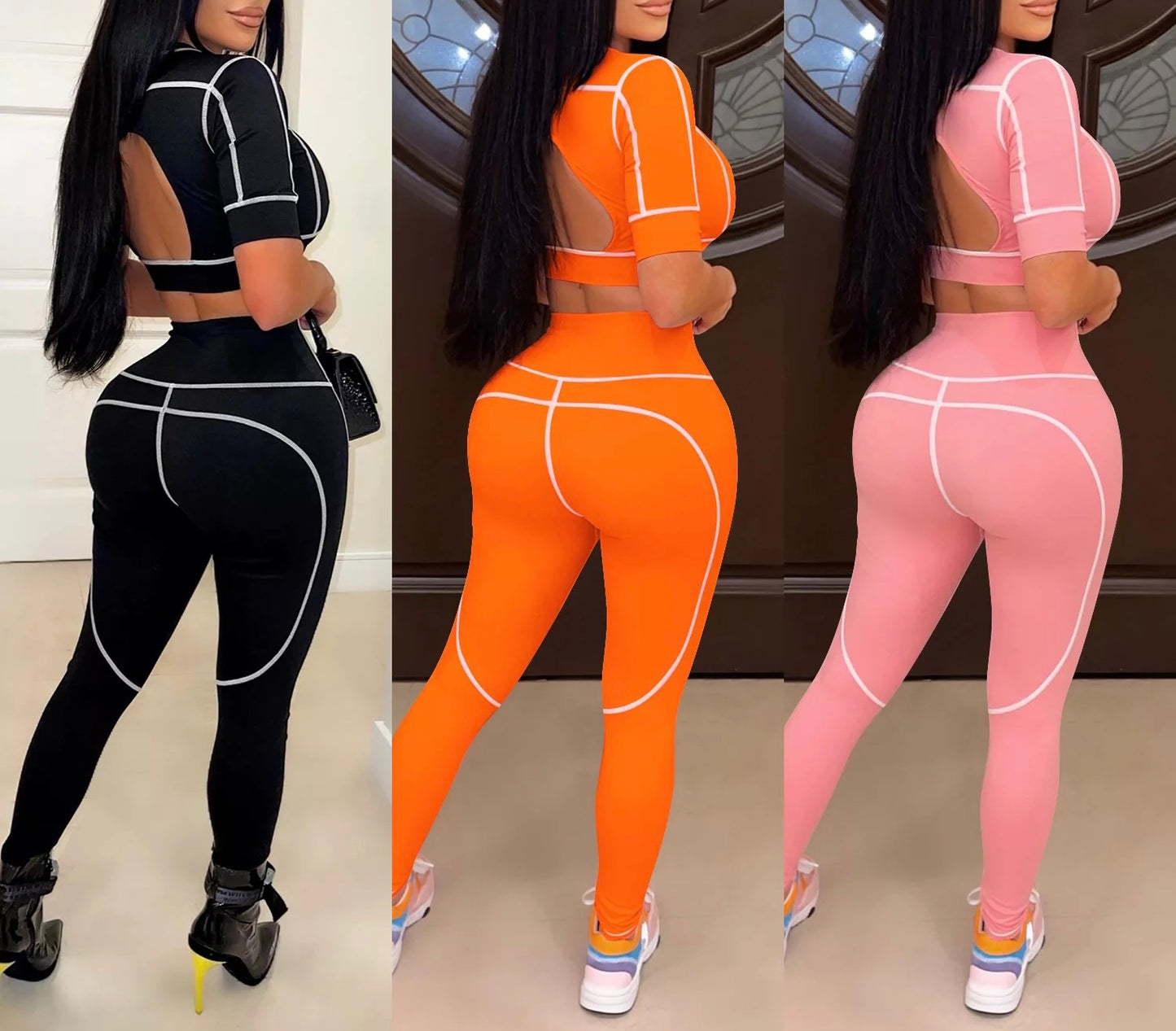 Womens  Leg Day 2-Piece Pants Set